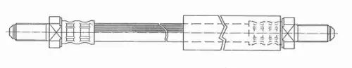 шланг тормозной перед. Ford 511246 CEF