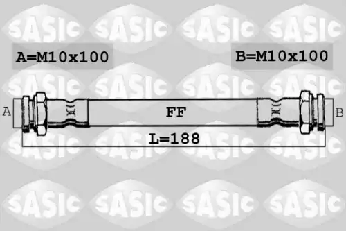 SASIC 6606028 Тормозной шланг