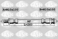 шланг тормозной задн. лев. Peug SBH0168 SASIC