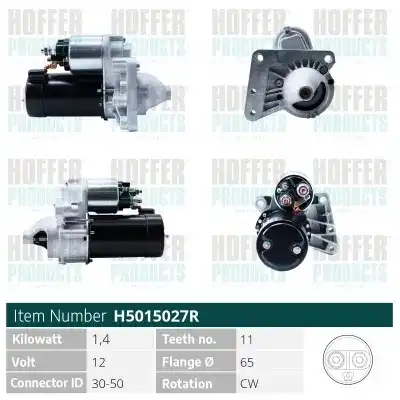 Стартер HOFFER H5015027R