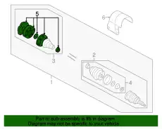 пыльник резиновый для л/а 8N0498201B VAG