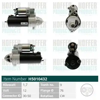 Стартер HOFFER H5010432