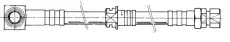 шланг тормозной перед. Opel 510719 CEF