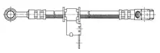 шланг тормозной перед. Hond 511056 CEF
