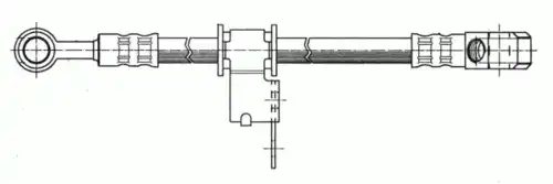 шланг тормозной перед. Hond 511056 CEF