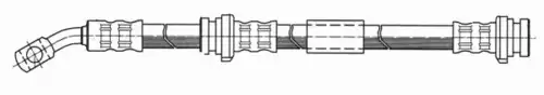 шланг тормозной перед. Niss 511085 CEF