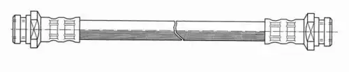 шланг тормозной перед. Mits 511489 CEF