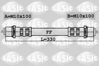 шланг тормозной перед. Audi 6606008 SASIC