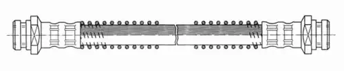шланг тормозной перед. Mits 511499 CEF