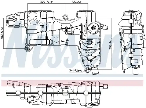 Расширительный бачок NISSENS 996310