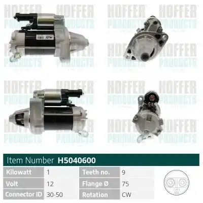 Стартер HOFFER H5040600