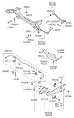 Рычаг подвески KIA 552154D001