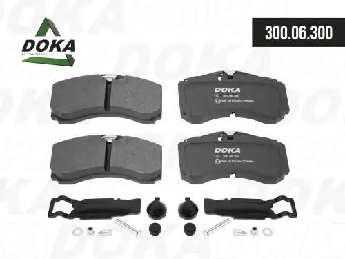 Тормозные колодки дисковые DOKA 300.06.300