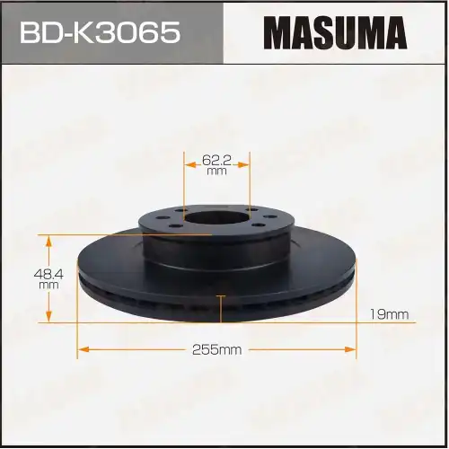 Тормозной диск MASUMA BD-K3065