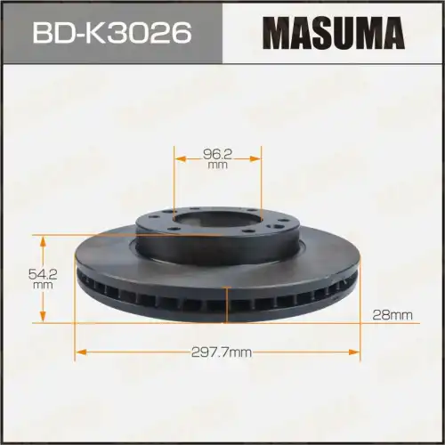 Тормозной диск MASUMA BD-K3026