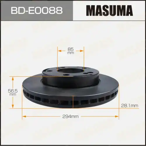 Тормозной диск MASUMA BD-E0088