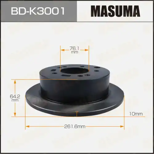 Тормозной диск MASUMA BD-K3001