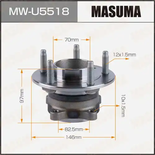 Ступица MASUMA MW-U5518