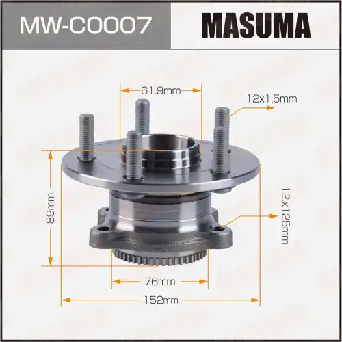 Ступица MASUMA MW-C0007