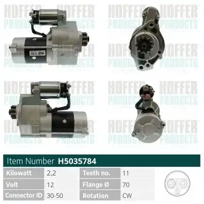 Стартер HOFFER H5035784