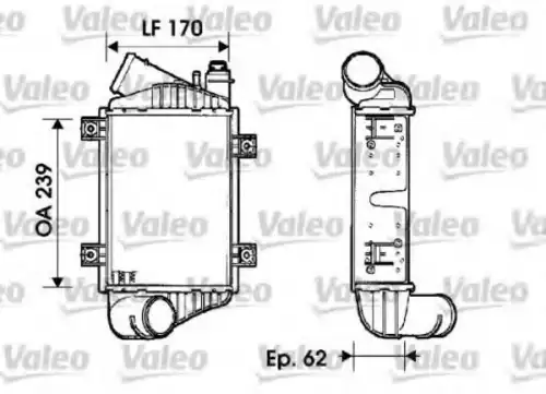Интеркулер VALEO 817937