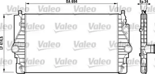 Интеркулер VALEO 817372