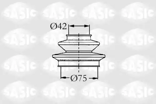 Подушка крепления двигателя SASIC 2003401