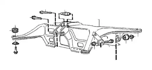 Кронштейн, подушки рычага 1359255 VOLVO