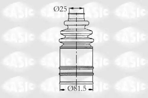 крепление глушителя Peug 2933553 SASIC