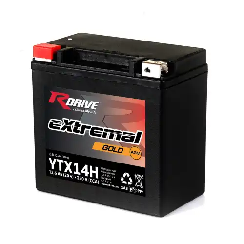 Аккумулятор RDRIVE YTX14H