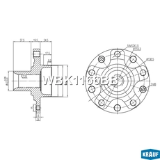 Ступица KRAUF WBK1166BB