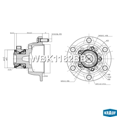 Ступица KRAUF WBK1182BB