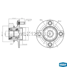 Ступица KRAUF WBK1220BB