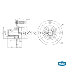 Ступица KRAUF WBK1257BB