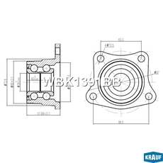 Ступица KRAUF WBK1391BB
