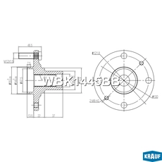 Ступица KRAUF WBK1445BB