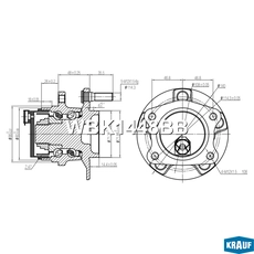 Ступица KRAUF WBK1448BB