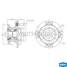 Ступица KRAUF WBK1452BB