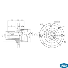 Ступица KRAUF WBK1454BB