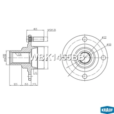 Ступица KRAUF WBK1455BB