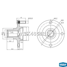 Ступица KRAUF WBK4868BB