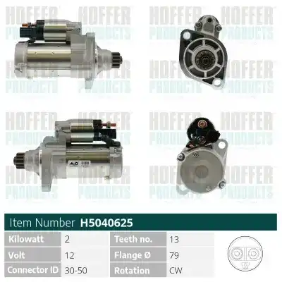 Стартер HOFFER H5040625