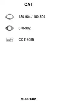 Катализатор MD001481 FA1