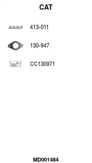 Катализатор MD001484 FA1