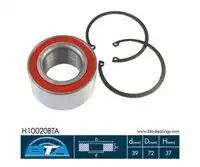 комплект подшипника ступ. пер.+зад. Opel H10020BTA BTA