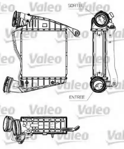 Интеркулер VALEO 817634