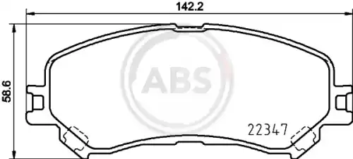 Фара противотуманная A.B.S. P68067