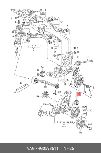 4G0598611 VAG