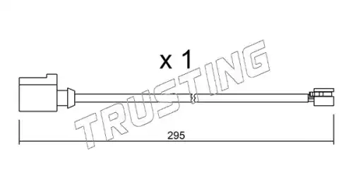 Датчик тормозных колодок TRUSTING SU.273