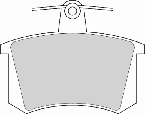 колодки дисковые торм. задн. Lanc FD262N NECTO